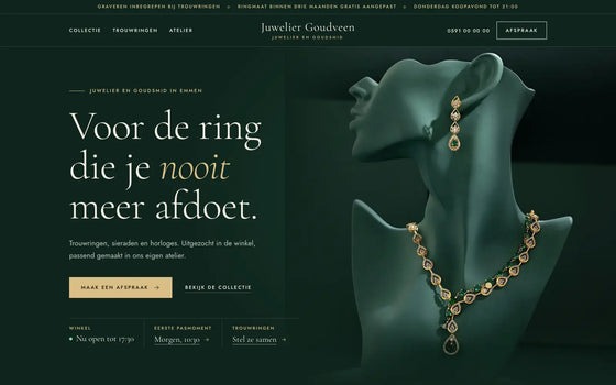 Voorbeeldsite juwelier