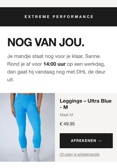 Mail van Extreme Performance, ontworpen en gebouwd door Blok & Blaauw