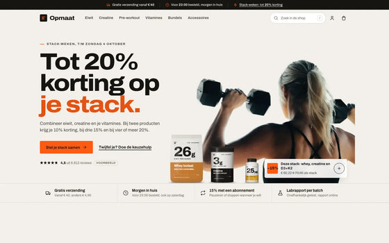 Voorbeeldsite webshop